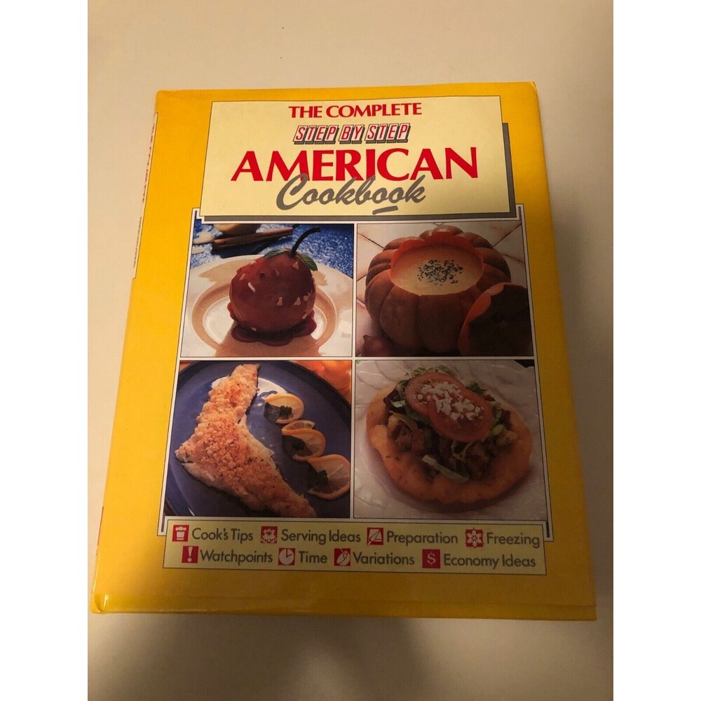 The Complete Step by Step American Cookbook by Judith Ferguson (1990,HC,DJ)